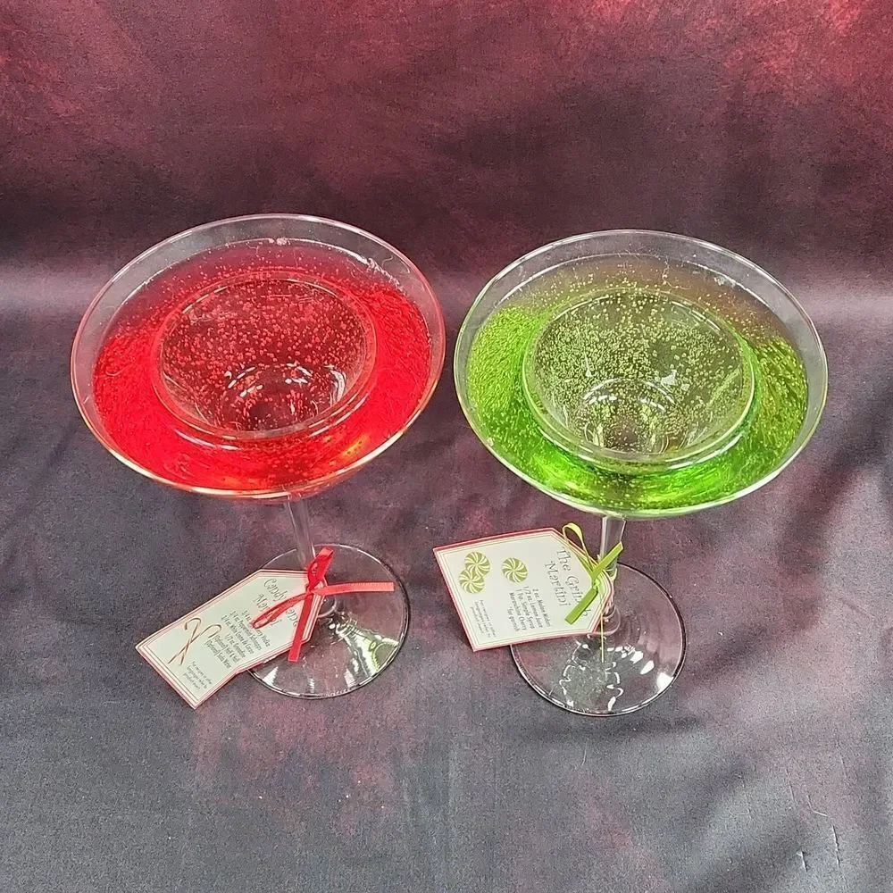 🩵NIB Partylite Scents of Illumination Martini Glass Tealight Holders - Picture 6 of 14